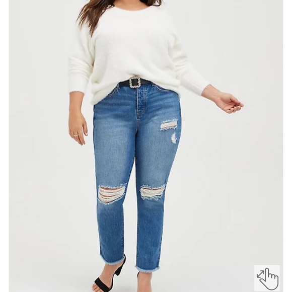 Torrid Drop Shoulder Sweater - Picture 3 of 9